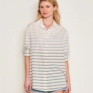 NWOT Sundry “Changing Tide” Stripe Classic Shirt (M)